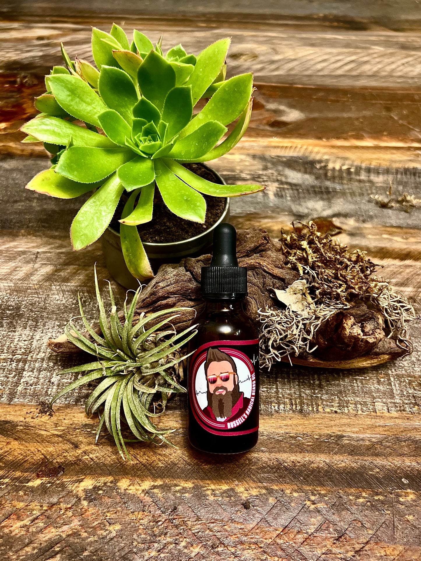 "Family Hair-loom" Cedarwood & Patchouli Beard Oil - 1 oz - Dropper